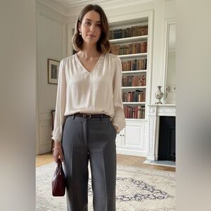 Banana Republic Cream Blouse